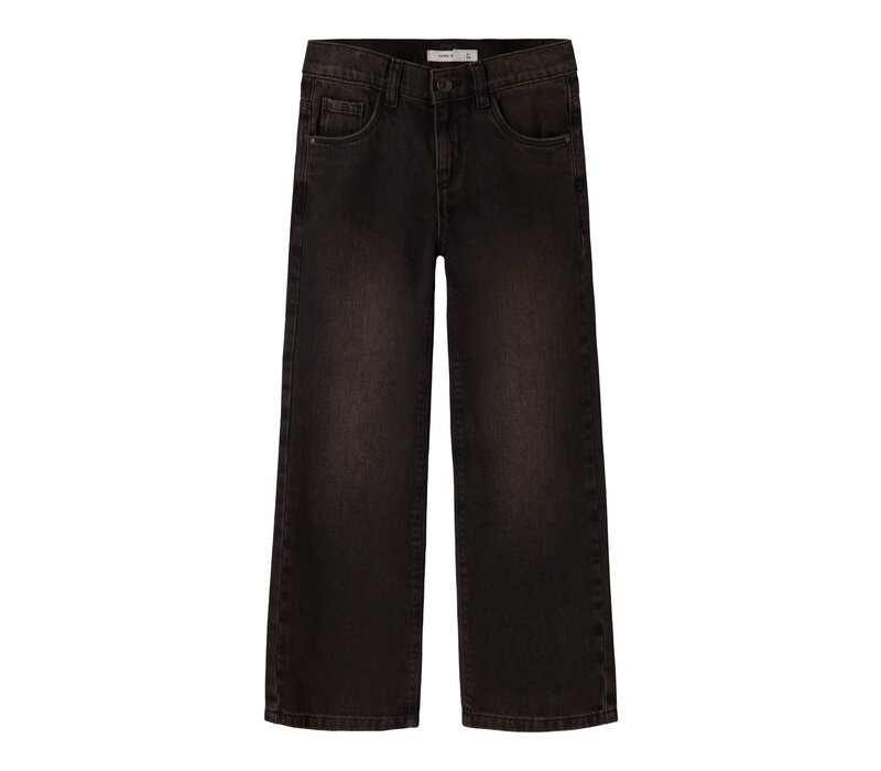 Name it NKFROSE HW WIDE JEANS 8660-BE N Dark Brown Denim