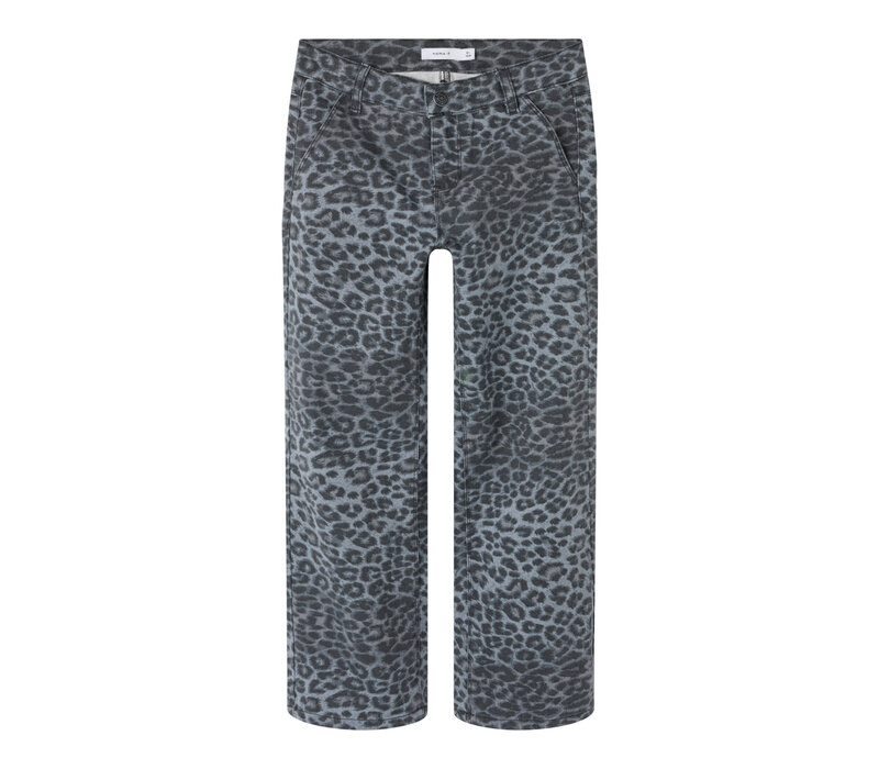 Name it NKFROSE WIDE TWI PANTS 4444-TD NOOS Night Owl GREY LEOPARD