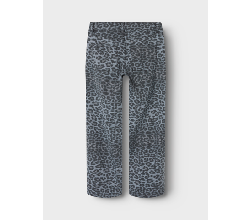 Name it NKFROSE WIDE TWI PANTS 4444-TD NOOS Night Owl GREY LEOPARD