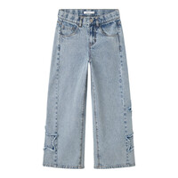 Name it NKFBELLA SKATER DESTROY JEANS 5288-IM Light Blue Denim
