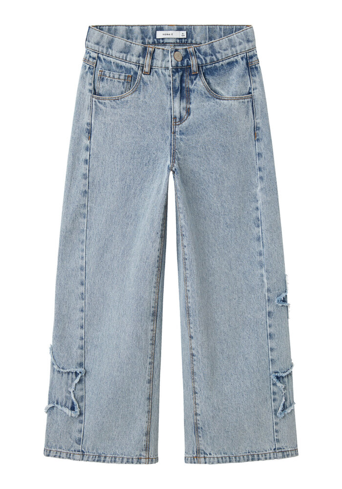 Name it NKFBELLA SKATER DESTROY JEANS 5288-IM Light Blue Denim