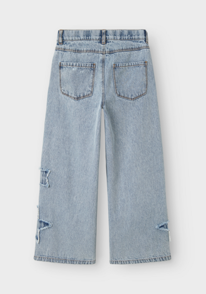 Name it NKFBELLA SKATER DESTROY JEANS 5288-IM Light Blue Denim