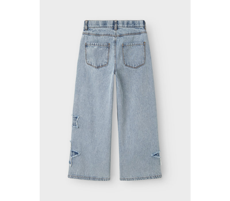 Name it NKFBELLA SKATER DESTROY JEANS 5288-IM Light Blue Denim