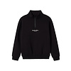 Name it Name it NKMBRODY LS NREG SWEAT ZIP BRU NOOS Black W. WHITE PRINT