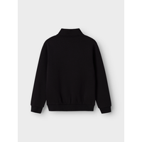 Name it NKMBRODY LS NREG SWEAT ZIP BRU NOOS Black W. WHITE PRINT