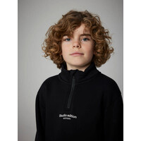 Name it NKMBRODY LS NREG SWEAT ZIP BRU NOOS Black W. WHITE PRINT