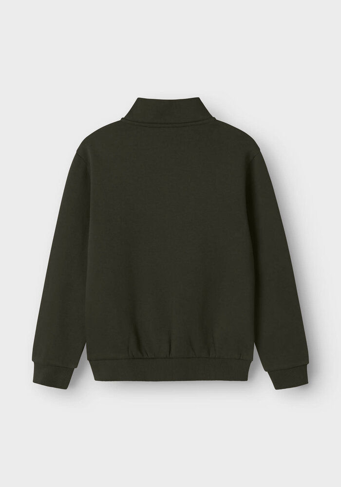 Name it NKMBRODY LS NREG SWEAT ZIP BRU NOOS Rosin