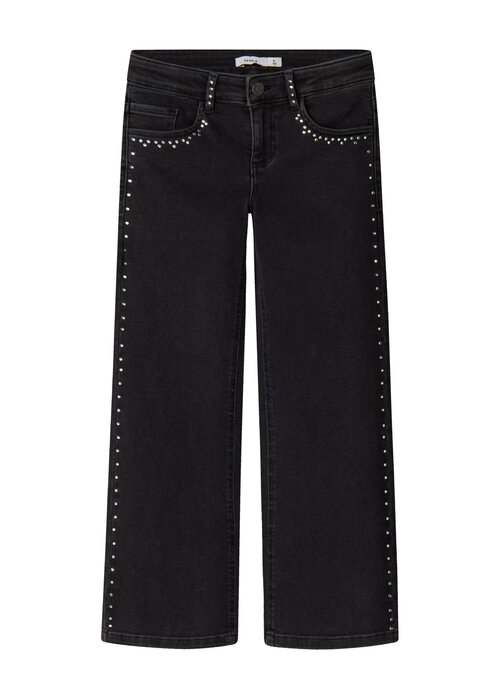 Name it Name it NKFROSE WIDE RHINESTONE JEANS 8810-BF O Black