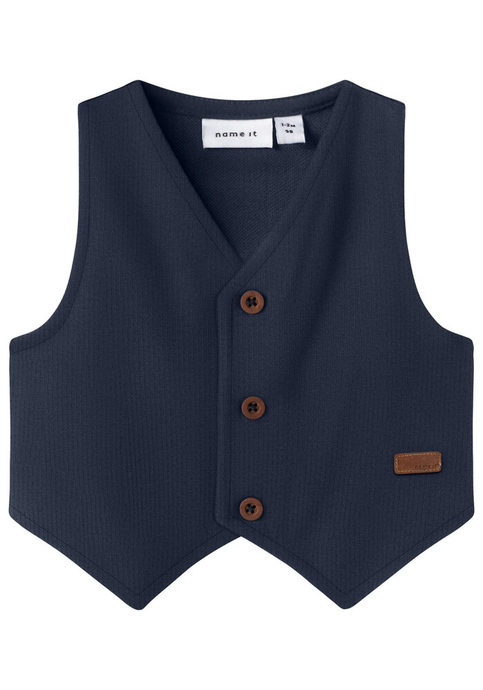 Name it NBMROBINO WAISTCOAT Navy Blazer Solid