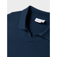 Name it NKMODELAS LS KNIT POLO Insignia Blue