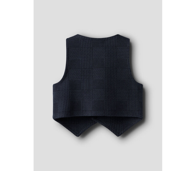 Name it NBMROBINO WAISTCOAT Navy Blazer Check