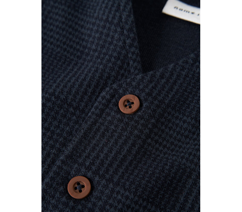 Name it NBMROBINO WAISTCOAT Navy Blazer Check