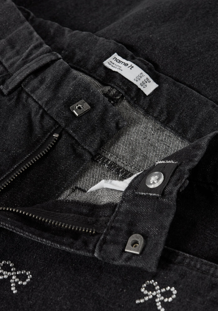 Name it NKFROSE WIDE RHINE JEANS 6355-IM R Dark Grey Denim