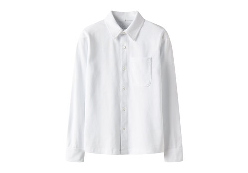 Name it Name it NKMRON LS JERSEY SHIRT Bright White