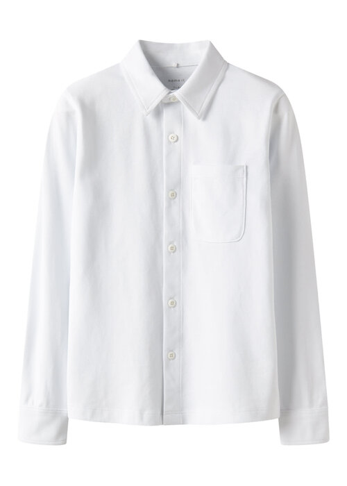 Name it Name it NKMRON LS JERSEY SHIRT Bright White