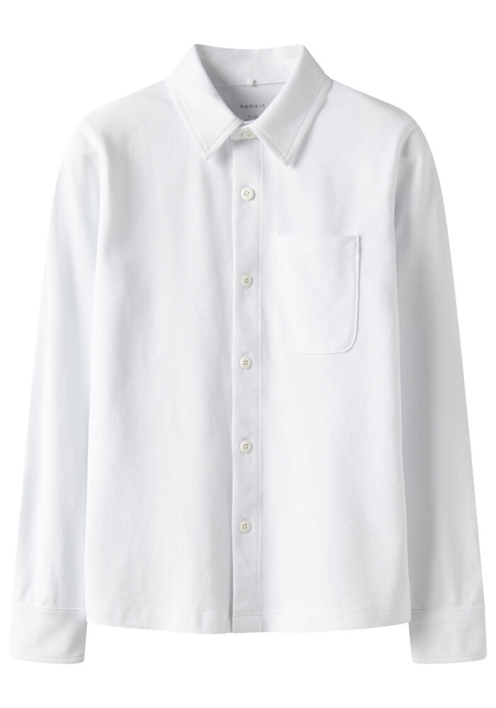 Name it NKMRON LS JERSEY SHIRT Bright White