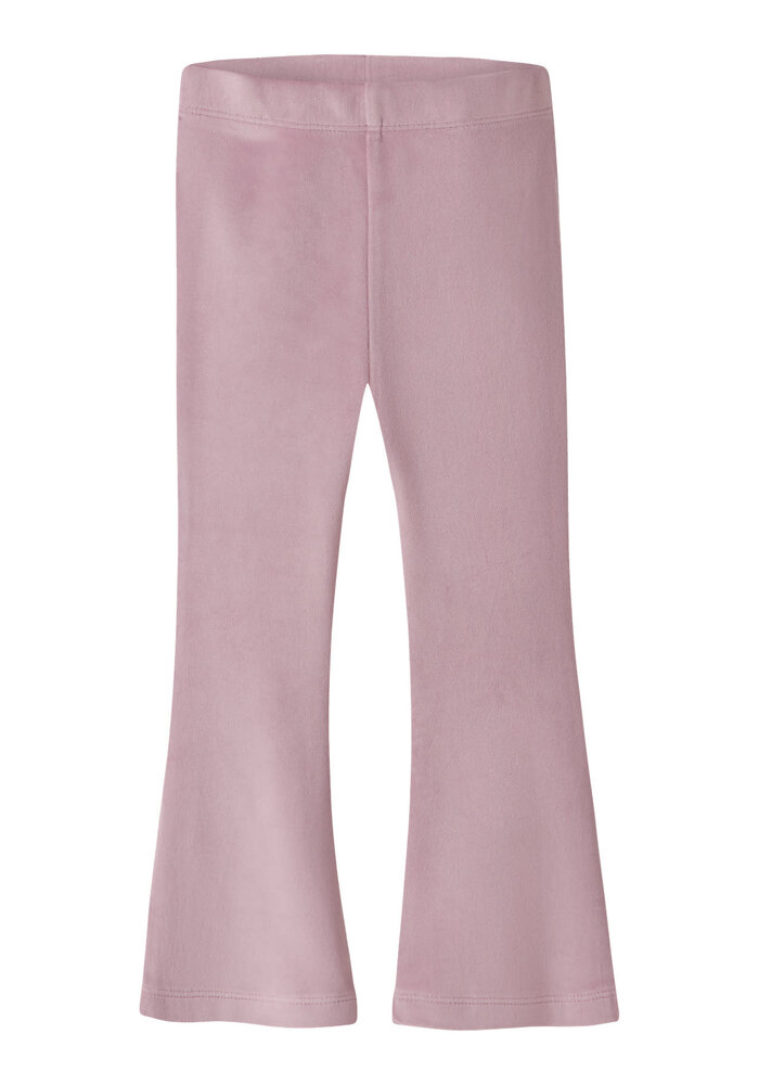 Name it NMFSELOUR FLARE PANT Keepsake Lilac