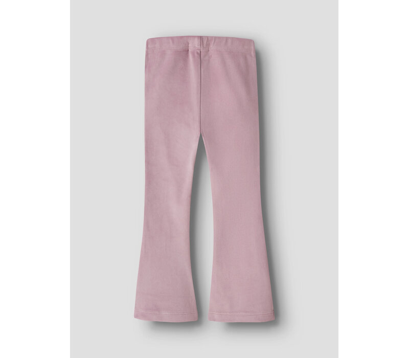 Name it NMFSELOUR FLARE PANT Keepsake Lilac
