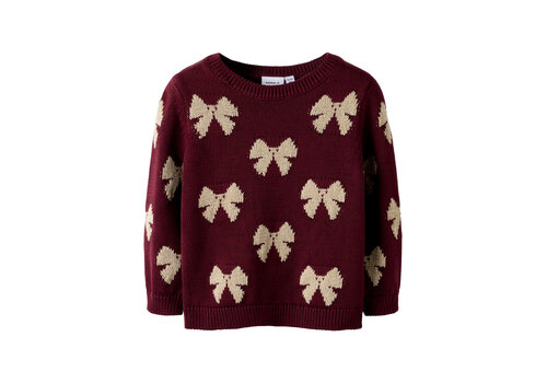 Name it Name it NMFREKKA LS KNIT Burgundy