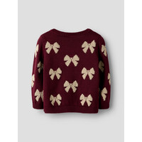 Name it NMFREKKA LS KNIT Burgundy