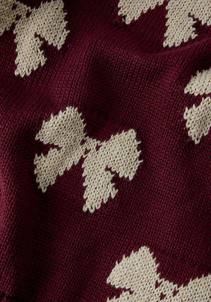 Name it NMFREKKA LS KNIT Burgundy