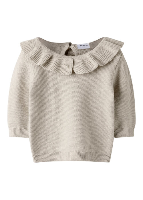 Name it Name it NBFODA LS KNIT Peyote Melange