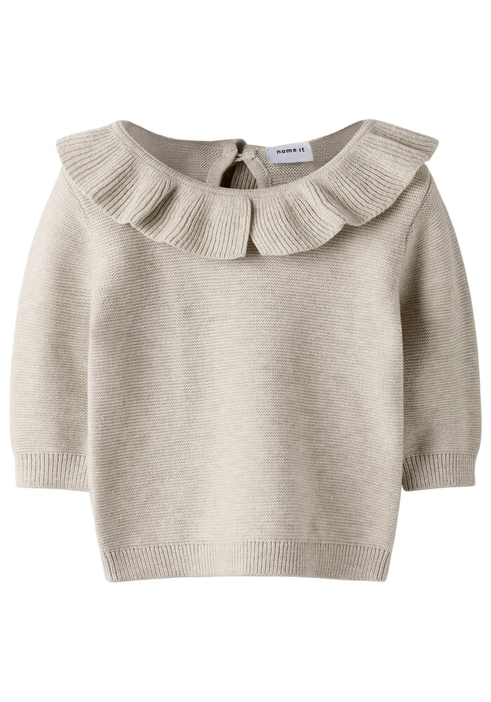 Name it NBFODA LS KNIT Peyote Melange