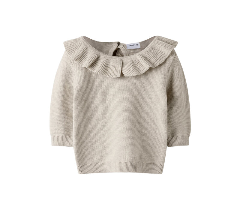 Name it NBFODA LS KNIT Peyote Melange