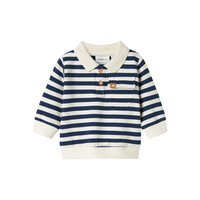 Name it NBMNILSEN LS POLO SWEAT UNB Insignia Blue