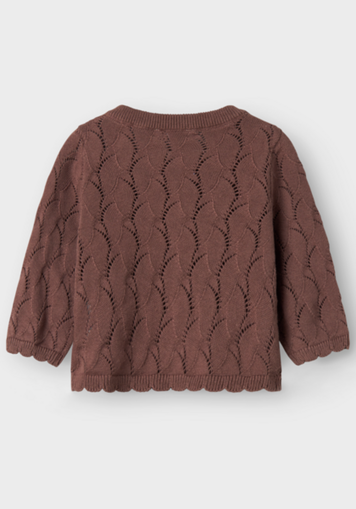 Name it NBFNAJSA LS KNIT CARD Peppercorn