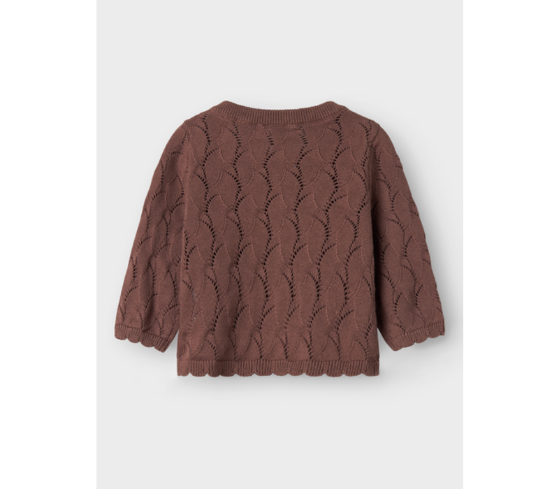 Name it NBFNAJSA LS KNIT CARD Peppercorn