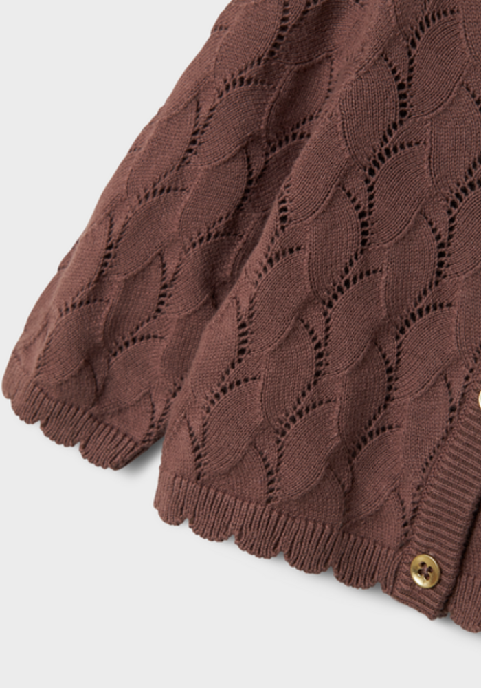 Name it NBFNAJSA LS KNIT CARD Peppercorn