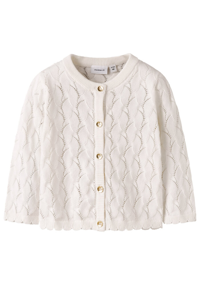 Name it NBFNAJSA LS KNIT CARD Cloud Dancer