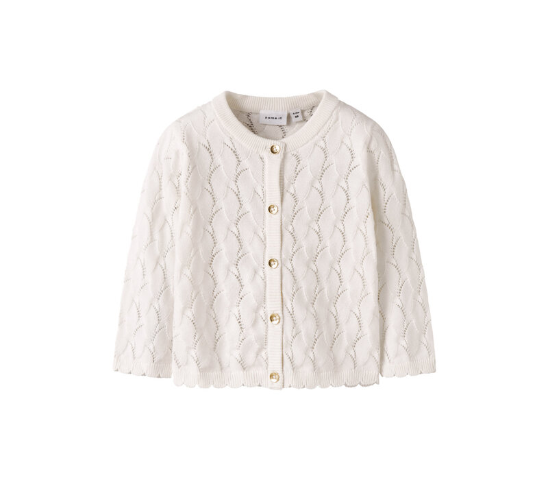 Name it NBFNAJSA LS KNIT CARD Cloud Dancer