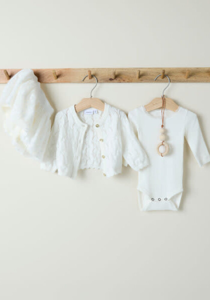 Name it NBFNAJSA LS KNIT CARD Cloud Dancer