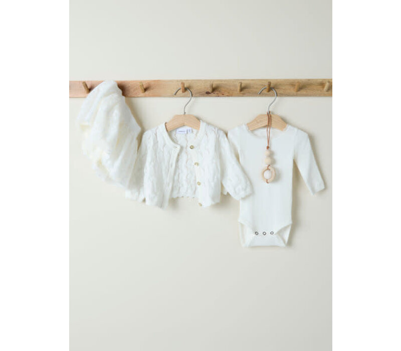 Name it NBFNAJSA LS KNIT CARD Cloud Dancer