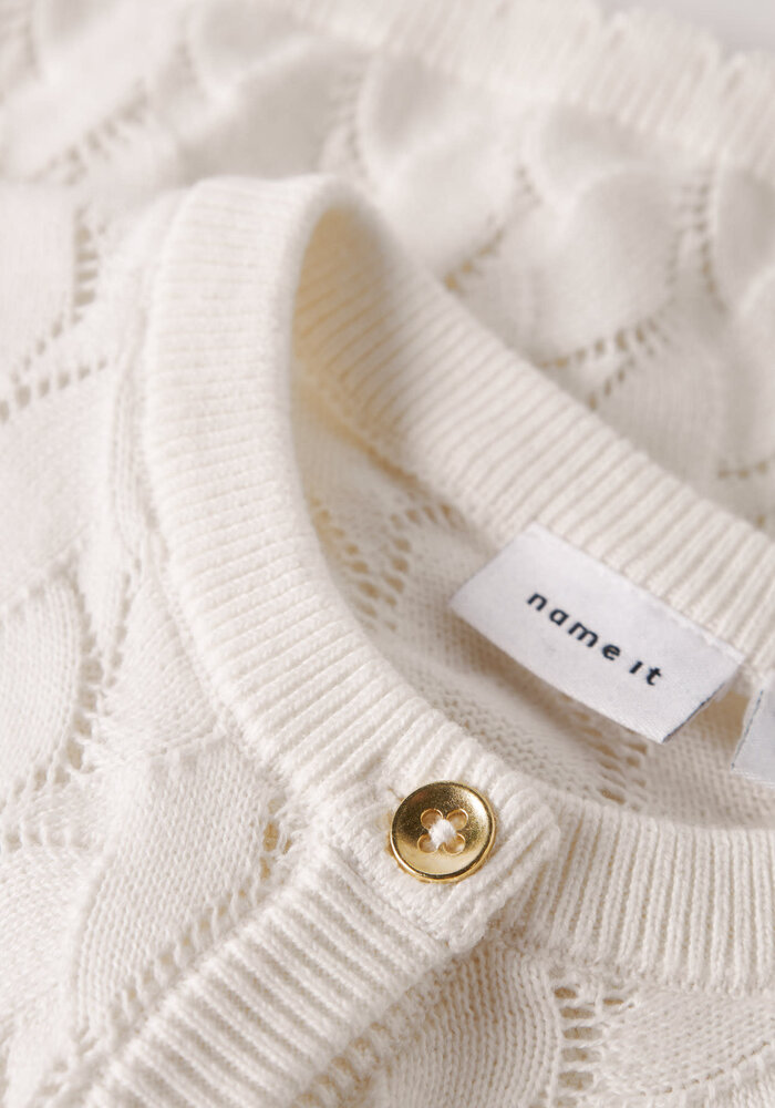 Name it NBFNAJSA LS KNIT CARD Cloud Dancer