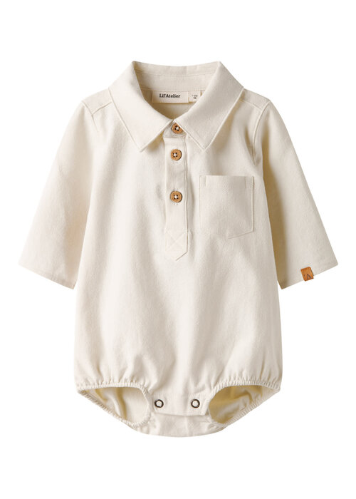 Lil' Atelier Lil' Atelier NBMHADAM LS BODY SHIRT LIL Turtledove