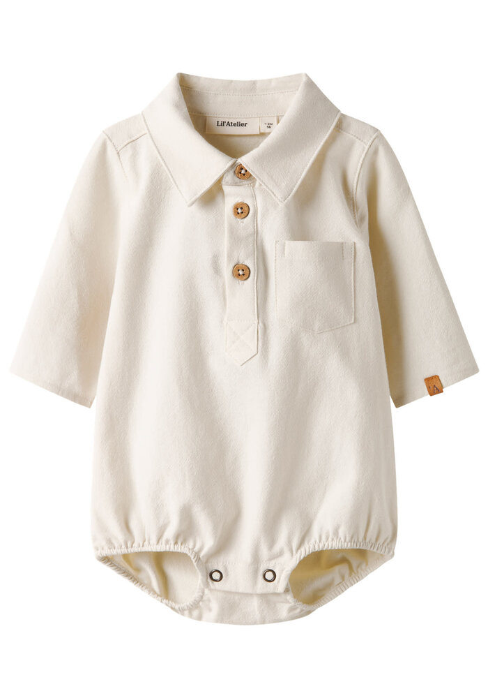 Lil' Atelier NBMHADAM LS BODY SHIRT LIL Turtledove