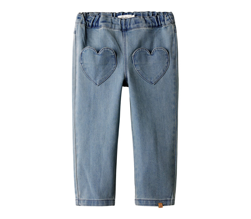 Lil' Atelier NMFLULIA LOOSE DNM JEANS 4017-LO S LIL Medium Blue Denim