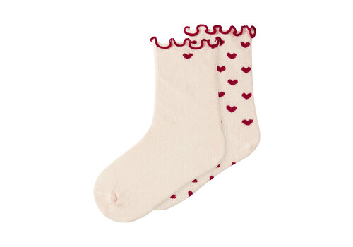 Lil' Atelier Lil' Atelier NMFROSITA 2 PACK SOCK LIL Turtledove