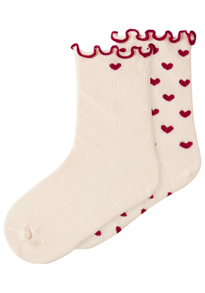 Lil' Atelier NMFROSITA 2 PACK SOCK LIL Turtledove