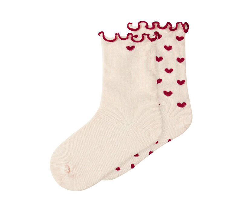 Lil' Atelier NMFROSITA 2 PACK SOCK LIL Turtledove