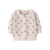 Lil' Atelier Lil' Atelier NBFSARAN LS KNIT CARD HEART LIL Turtledove SEPIA TINT