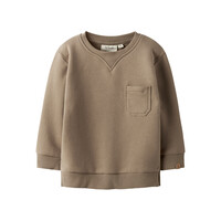 Lil' Atelier NMMILONDON RIM LS LOOSE SWEAT LIL Sepia Tint