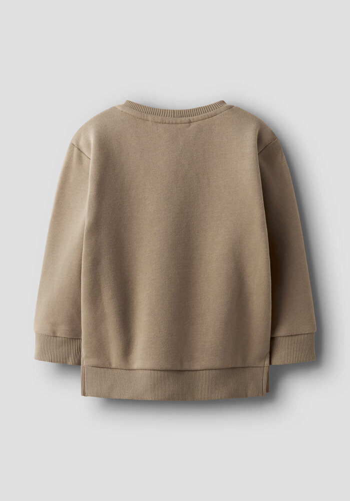 Lil' Atelier NMMILONDON RIM LS LOOSE SWEAT LIL Sepia Tint
