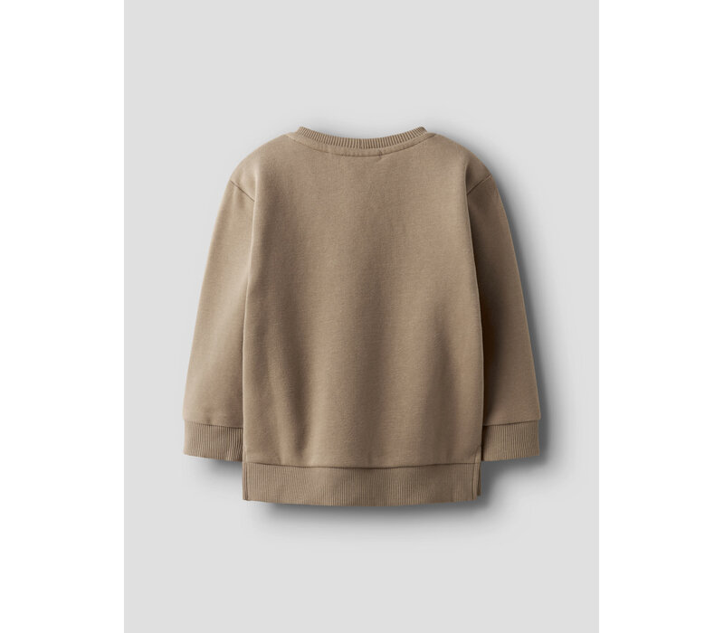 Lil' Atelier NMMILONDON RIM LS LOOSE SWEAT LIL Sepia Tint