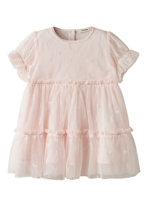 Lil' Atelier Lil' Atelier NMFROSETTA SS LOOSE DRESS LIL Almost Mauve