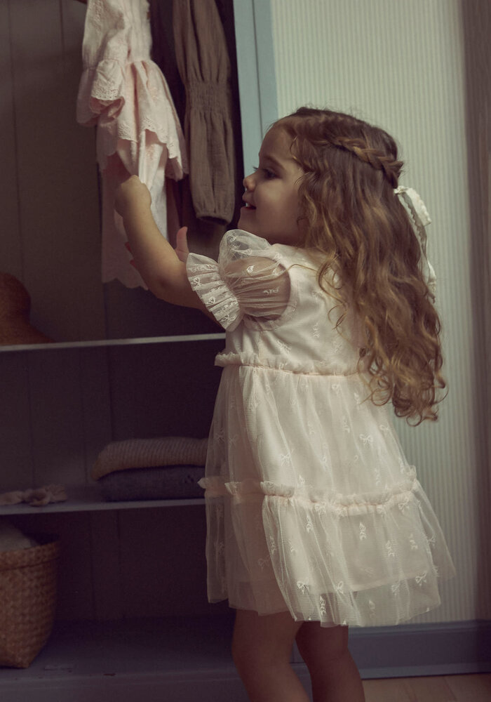 Lil' Atelier NMFROSETTA SS LOOSE DRESS LIL Almost Mauve