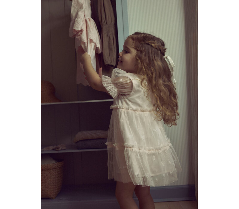Lil' Atelier NMFROSETTA SS LOOSE DRESS LIL Almost Mauve